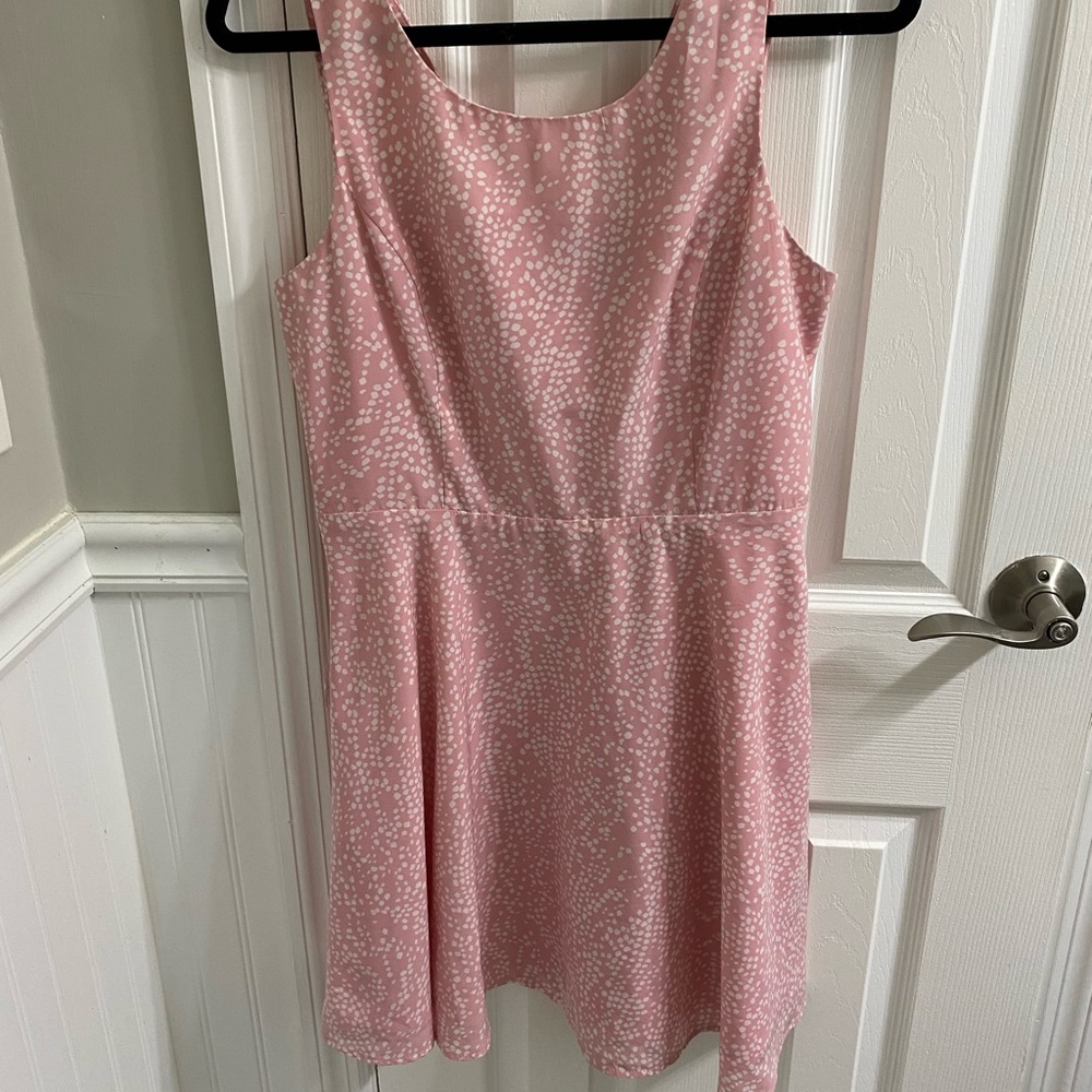 Forever 21 Pink and White Dress